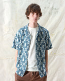 Patterned Shirts · Selleck Shirt - Diamantes Aegean Blue