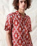 Patterned Shirts · Selleck Shirt - Diamantes Deep Red