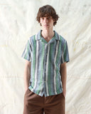 Stripe Shirts · Selleck Shirt - Slub Stripe Aegean Blue
