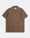 Patterned Shirts · Stachio Shirt - Palm Tree Dark Brown