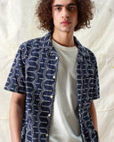 Patterned Shirts · Stachio Shirt - Palm Tree Navy Iris