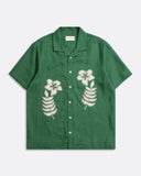 Patterned Shirts · Stachio Shirt - Floral Flock Tropical Green