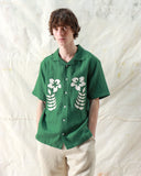 Patterned Shirts · Stachio Shirt - Floral Flock Tropical Green