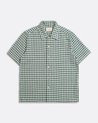 Check Shirts · Busey Shirt - Dobby Check Tropical Green