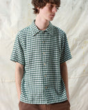 Check Shirts · Busey Shirt - Dobby Check Tropical Green
