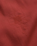 Shirts · Embroidered Abstract Flower Shirt - Red