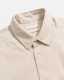 Shirts · Embroidered Abstract Flower Shirt - Stone