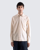 Shirts · Embroidered Abstract Flower Shirt - Stone