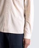 Shirts · Embroidered Abstract Flower Shirt - Stone