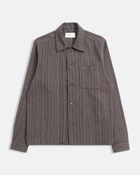 Shirts · Busey Linear Shirt - Brown