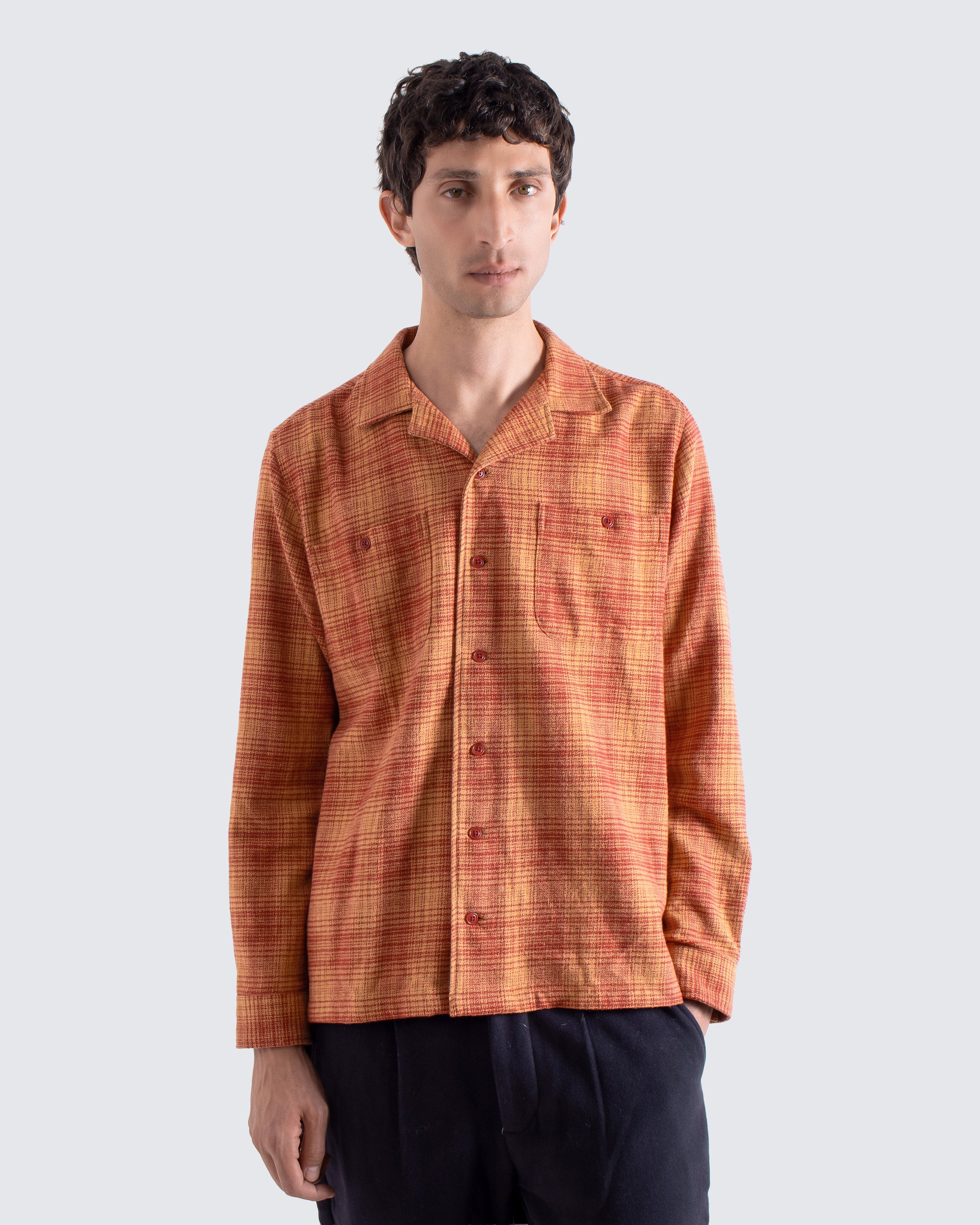 トップス HIRO kidill over check shirts トップス HIRO kidill over check shirts HIRO kidill over check