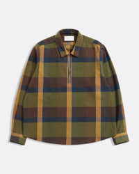 Plaid Shirt · Half-Zip Day Shirt - Green