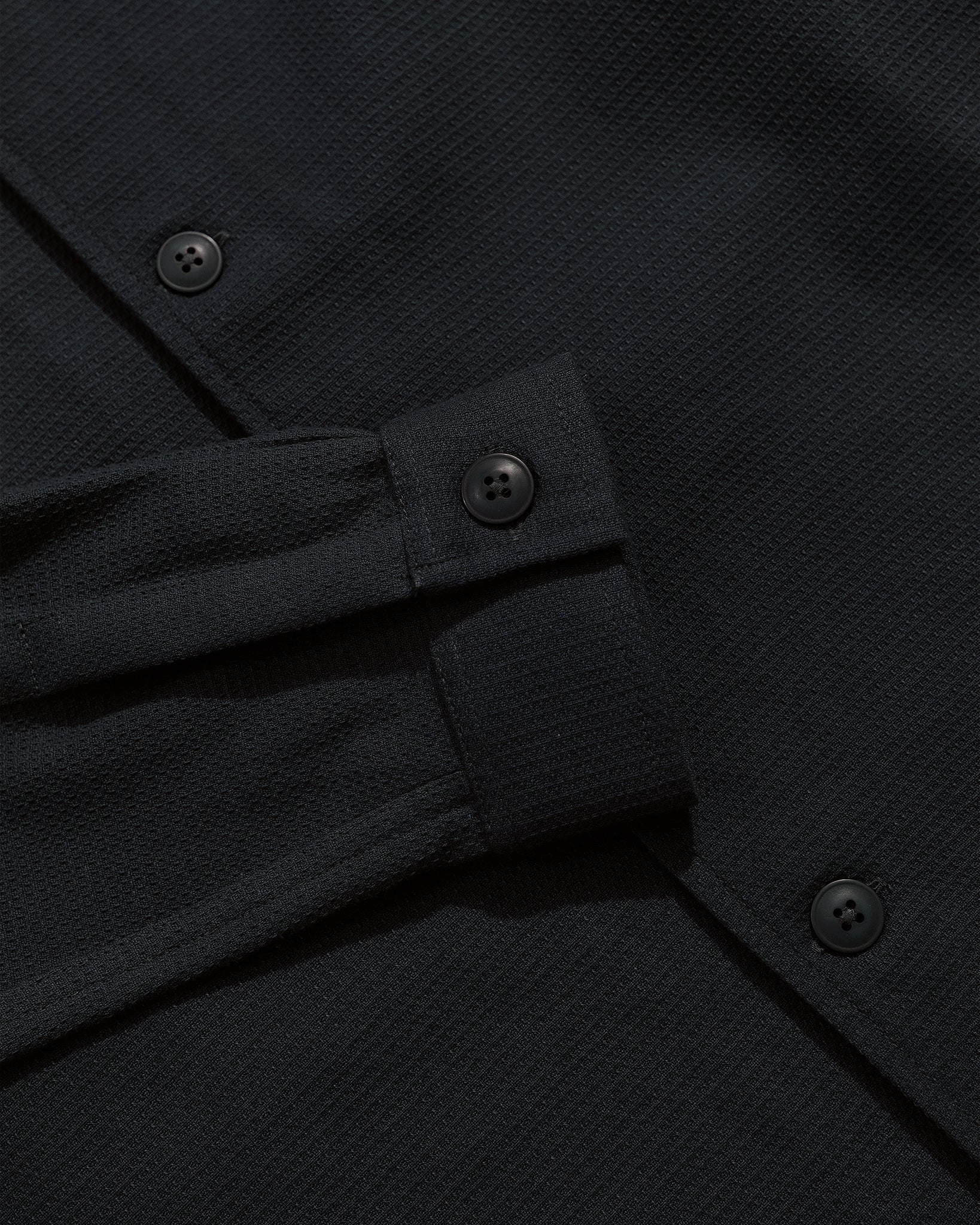 Veloso Waffle Shirt Navy – Textured Cotton Overshirt | Far Afield