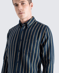 Shirts · Mod Button Down Shirt - Kuki Navy