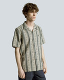 Short-Sleeve Shirt · Selleck Stereo Stripe Shirt