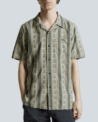 Short-Sleeve Shirt · Selleck Stereo Stripe Shirt