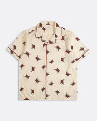Short-Sleeve Shirt · Piped Stachio Vulcano Shirt Sand