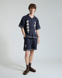 Short-Sleeve Shirt · Veloso Palm Appliqué Shirt