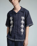 Short-Sleeve Shirt · Veloso Palm Appliqué Shirt