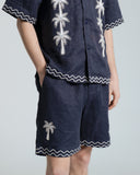 Shorts · Palm Appliqué House Short