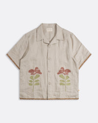 Short-Sleeve Shirt · Veloso Bay Flower Shirt Sand