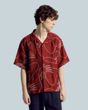 Short-Sleeve Shirt · Veloso Palm Embroidery Shirt