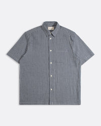 Short-Sleeve Shirt · Costa Gingham Shirt Navy