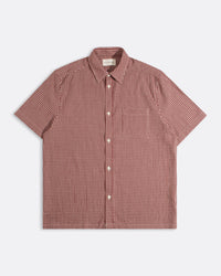 Short-Sleeve Shirt · Costa Gingham Shirt Red