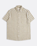 Short-Sleeve Shirt · Canopy Stripe Shirt White {{ color }}
