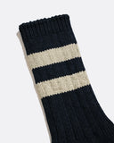 Socks · Dos Stripe Socks - Navy Iris