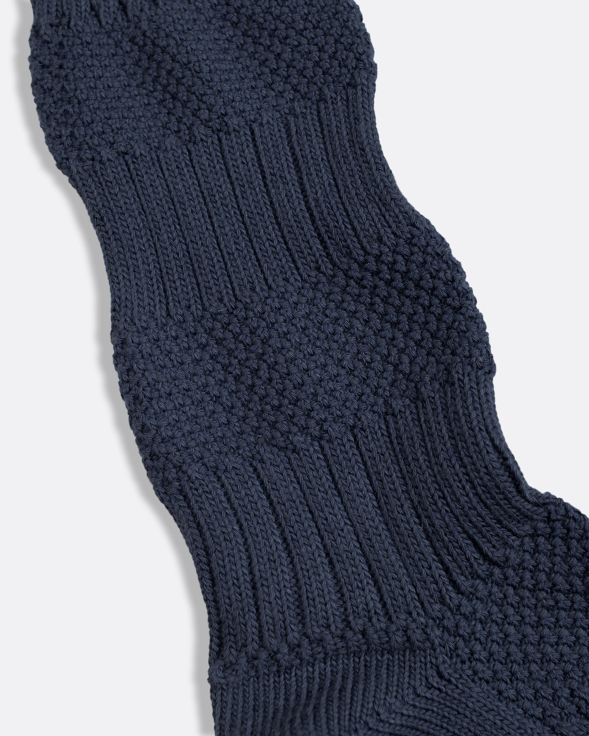 Textured Stripe Socks - Navy – Far Afield