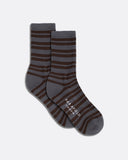 Stripe Socks · Ribbed Stripe Socks - Dark Grey