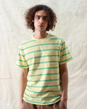 T-Shirts · Breton Pocket T-Shirt - Dried Moss Yellow