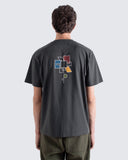 Short Sleeve T-Shirts · Abstract Flower Print T-Shirt - Grey