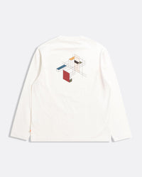 Long Sleeve T-Shirts · Architect Print T-Shirt - White