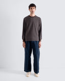 Long Sleeve T-Shirts · Breton Stripe T-Shirt - Brown