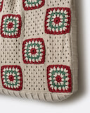 Tote Bag · Floral Crochet Tote - Peyote Sand