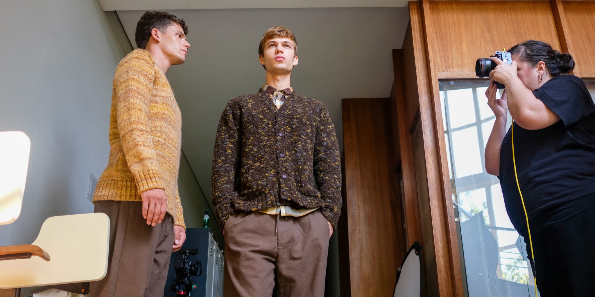 Autumn/Winter '25 - BTS: Knitwear campaign photography