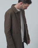 Station Chore Jacket -Brown #video-fit
