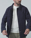 Station Chore Jacket -Navy #video-fit