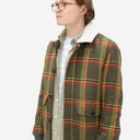 Outerwear · Cupar Jacket (Fletch Check - Dark Olive Green)
