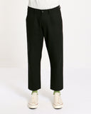 Straight Leg Trousers · Ryder Trouser - Textured Weave Black
