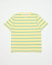 T-Shirts · Breton Pocket T-Shirt - Dried Moss Yellow